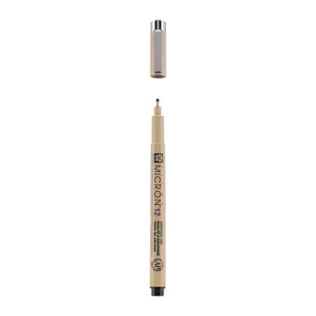 Ручка капиллярная Sakura Pigma Micron 12 цвет чернил: черный