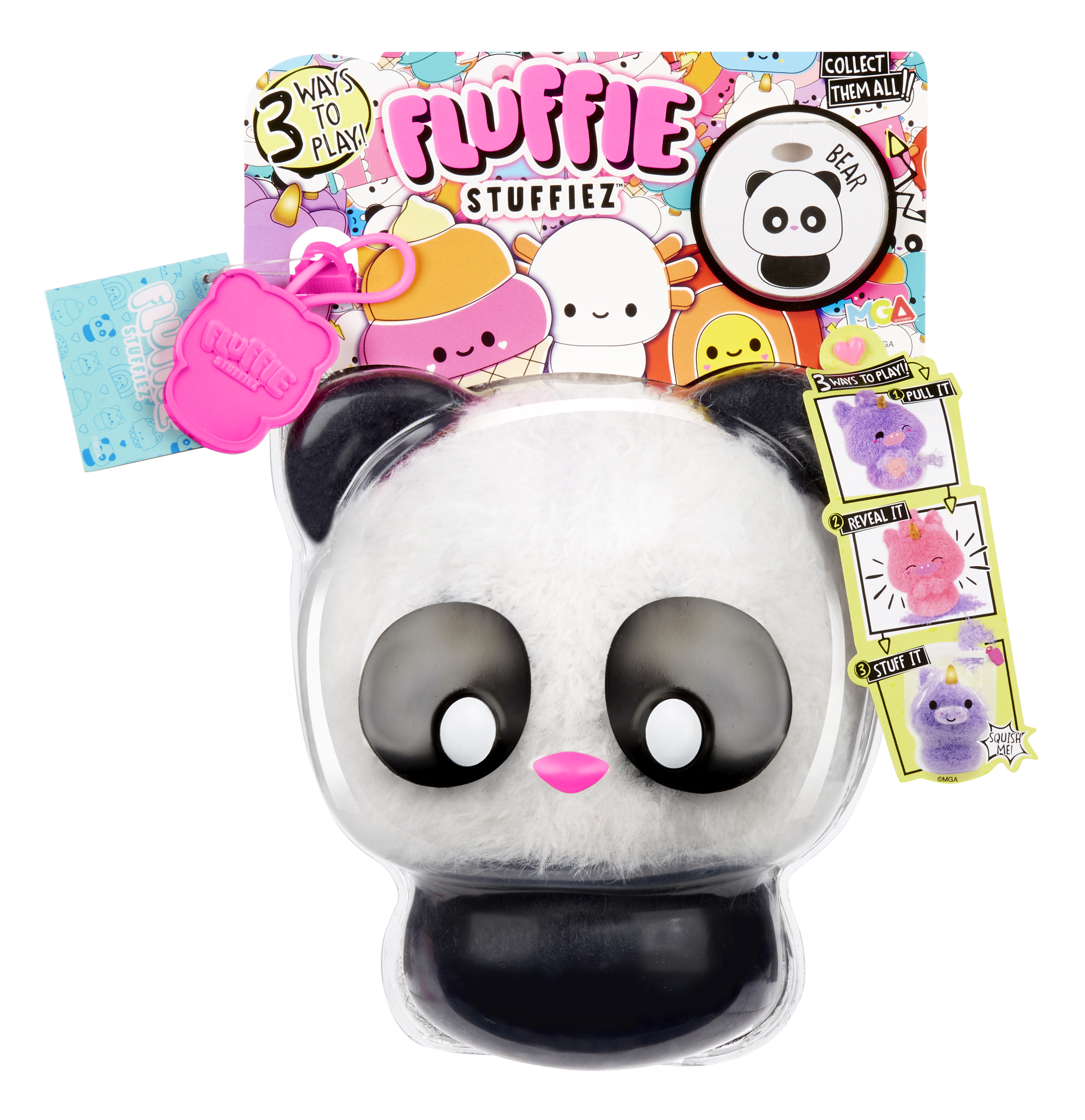 Игрушка мягкая Fluffie Stuffiez Панда 594215EUC - фото 1