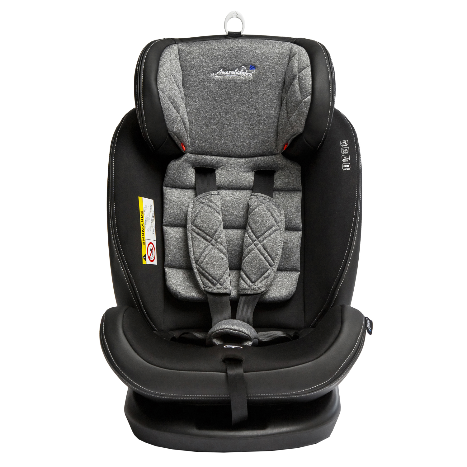 Автокресло Amarobaby ST-3 0+/1/2/3 Isofix Серый - фото 10