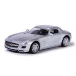 Машинка Rastar Mercedes SLS 1:43 Серебряная