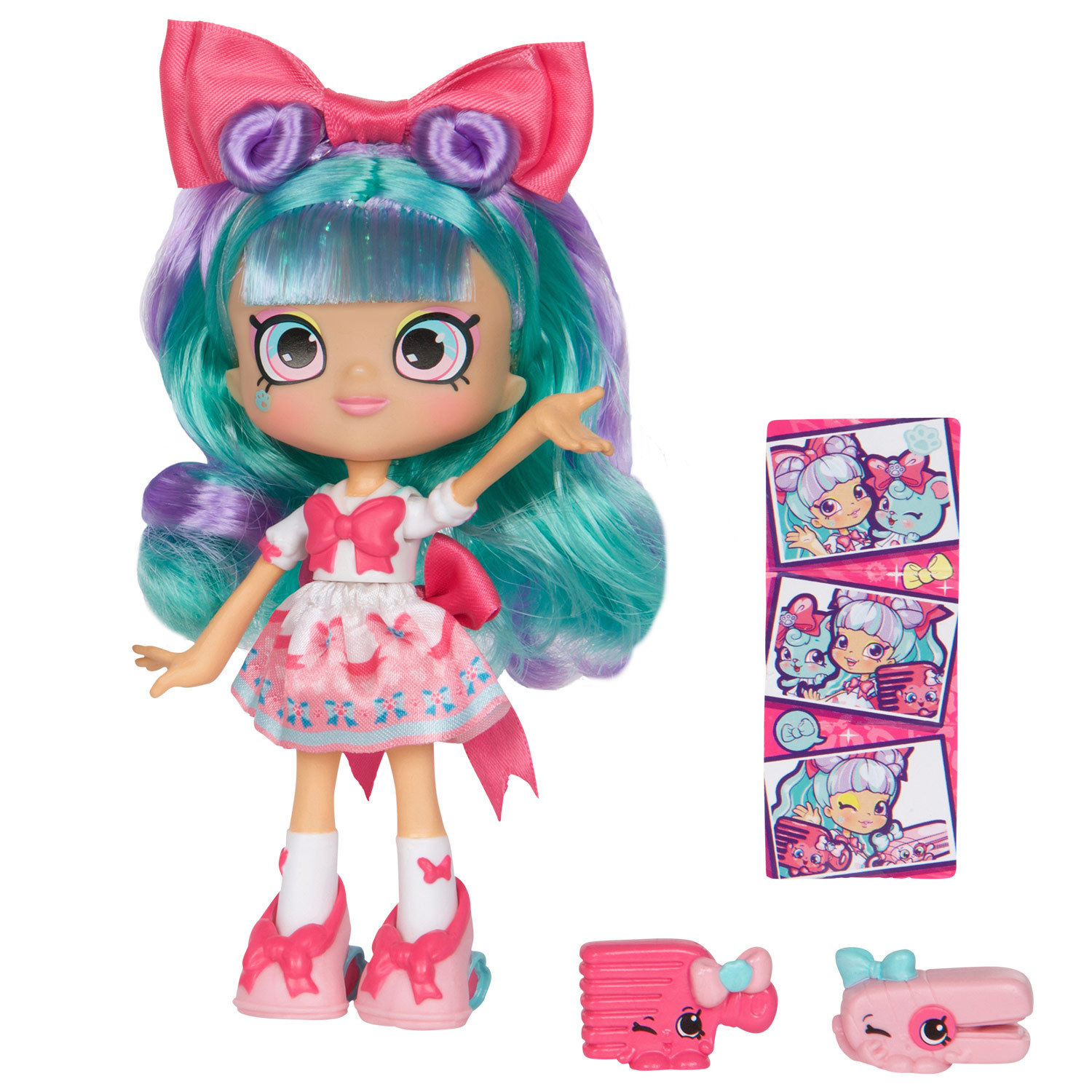 Набор Shopkins Кукла Shoppies Белла Боу + фигурка Shoppet в непрозрачной упаковке (Сюрприз) 56716 56716 - фото 5