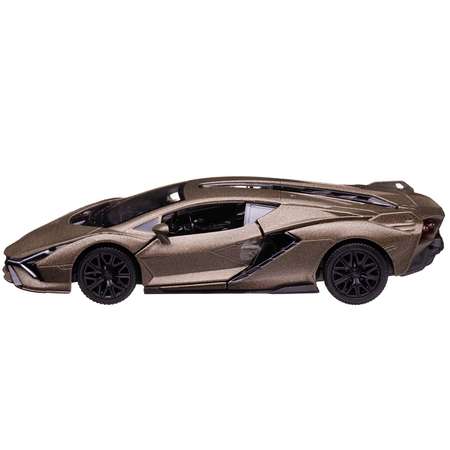 Машина металлическая Uni-Fortune Lamborghini Sian инерционная оливковый цвет