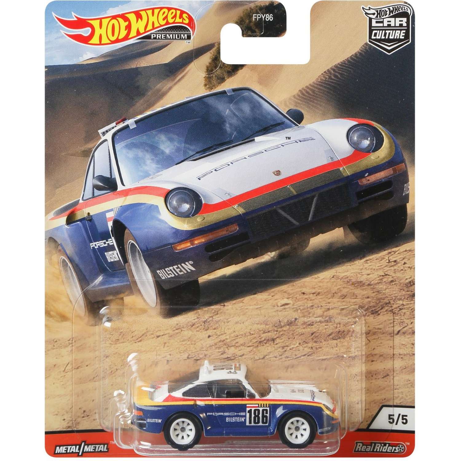 Автомобиль Hot Wheels Porsche 1:64 без механизмов FPY86 - фото 2