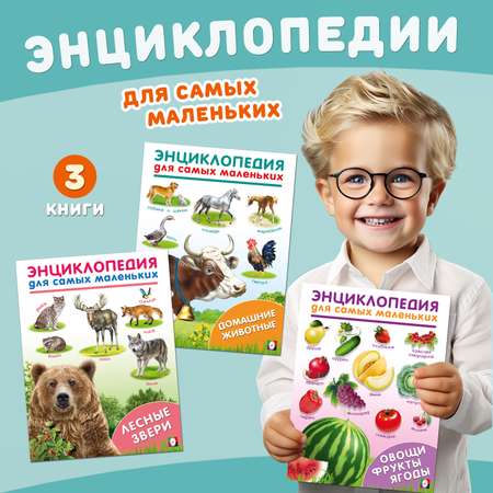 Энциклопедии Фламинго для детей и малышей Познавательные книги для раннего развития 3 шт.