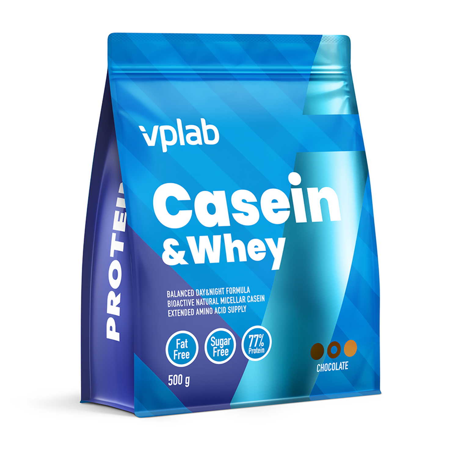 Биологически активная добавка VPLAB Casein Whey шоколад 500г - фото 1
