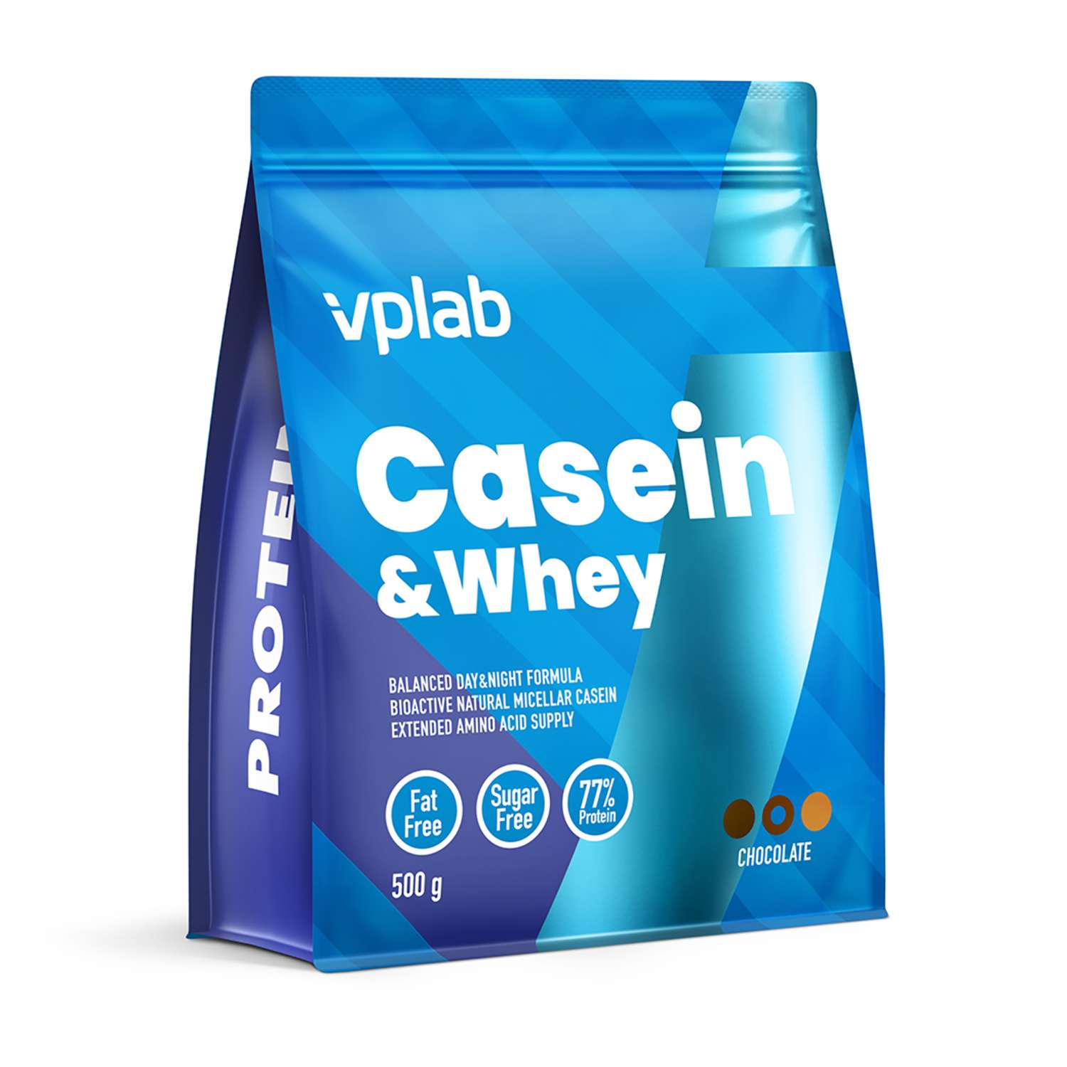 Биологически активная добавка VPLAB Casein Whey шоколад 500г - фото 1