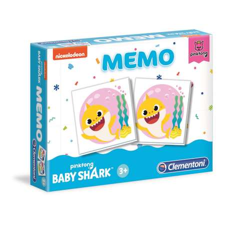 Настольная игра CLEMENTONI Мемо Baby Shark Детеныш акулы