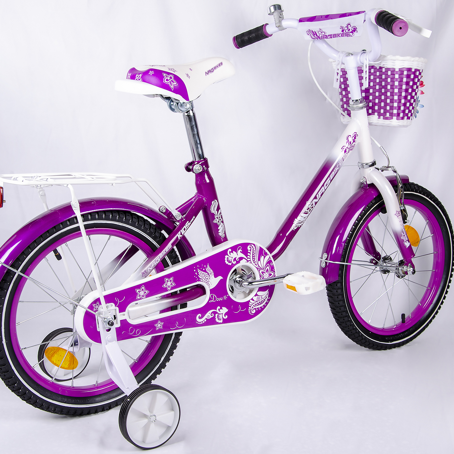 Велосипед NRG BIKES DOVE 16 violet-white - фото 4