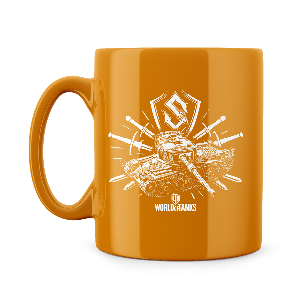 Кружка World of Tanks Sabaton Tank Limited Edition оранжевая - фото 1