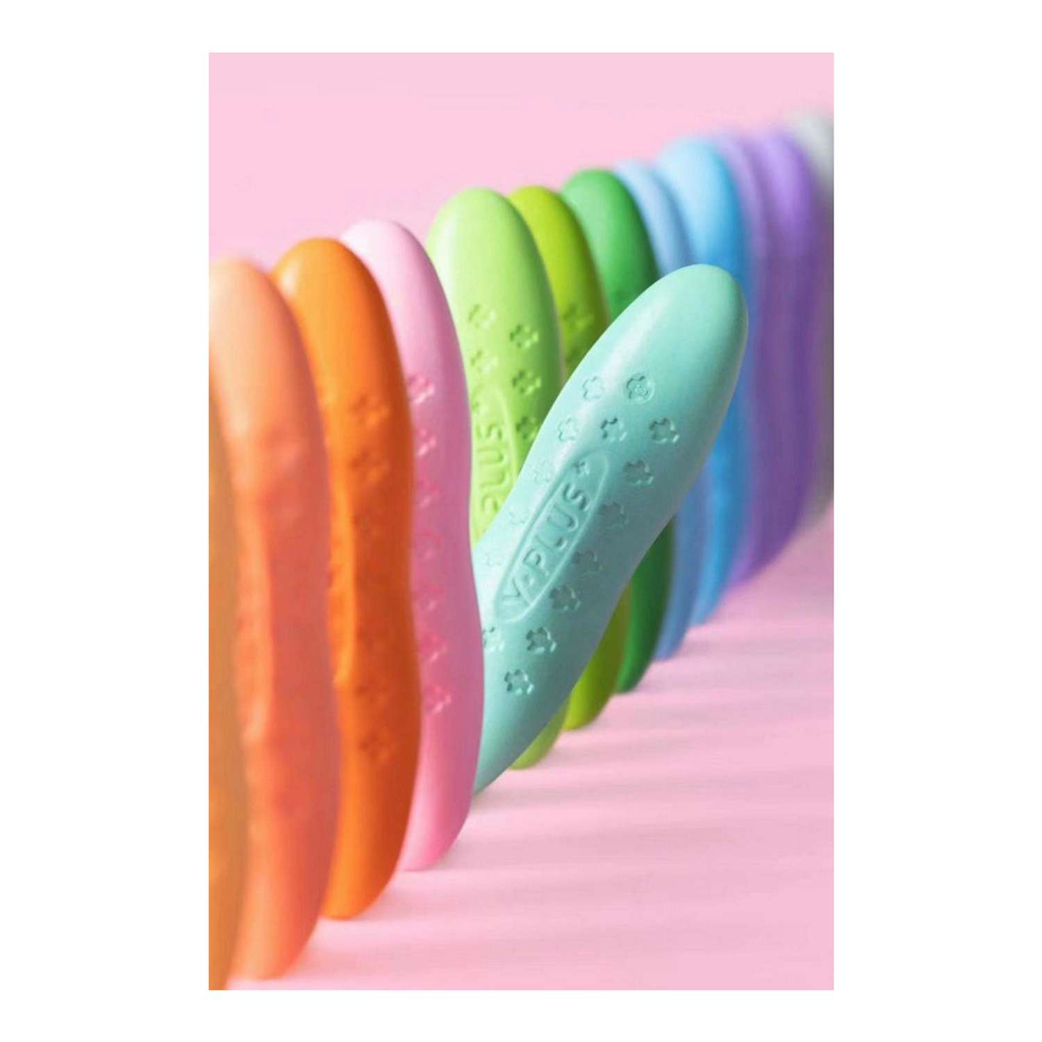 Мелки восковые Y-plus Peanut Pastel пастельные 24 цвета CR200200 - фото 7