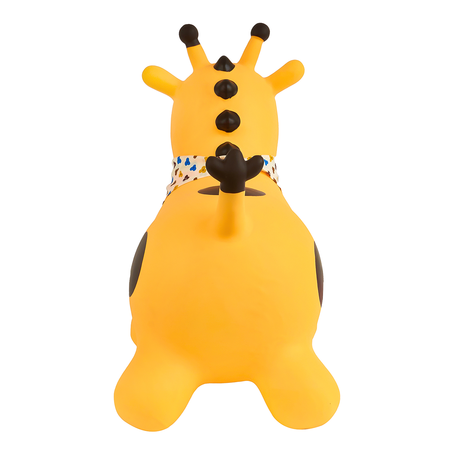 Прыгун LAKO SPORT Надувной Желтый жираф Раф в комплекте с насосом - фото 14