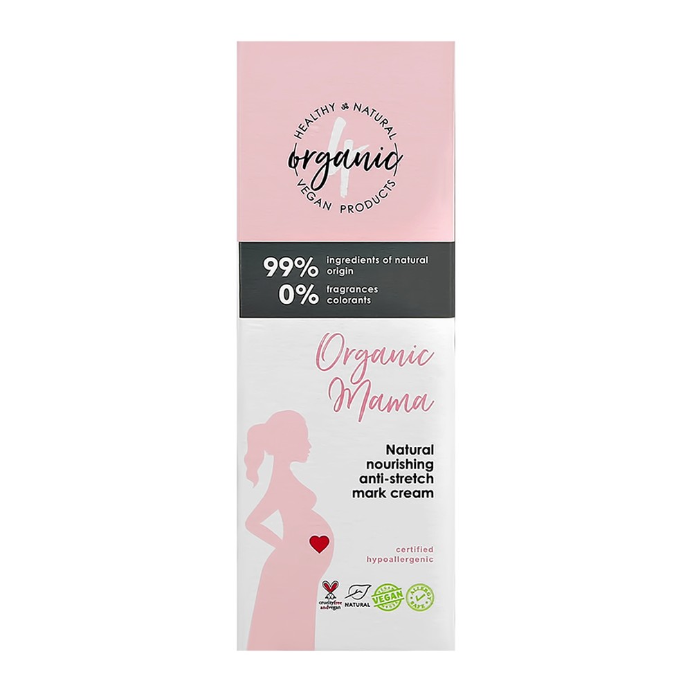 Крем для тела 4organic Organic mama против растяжек 50 мл - фото 6