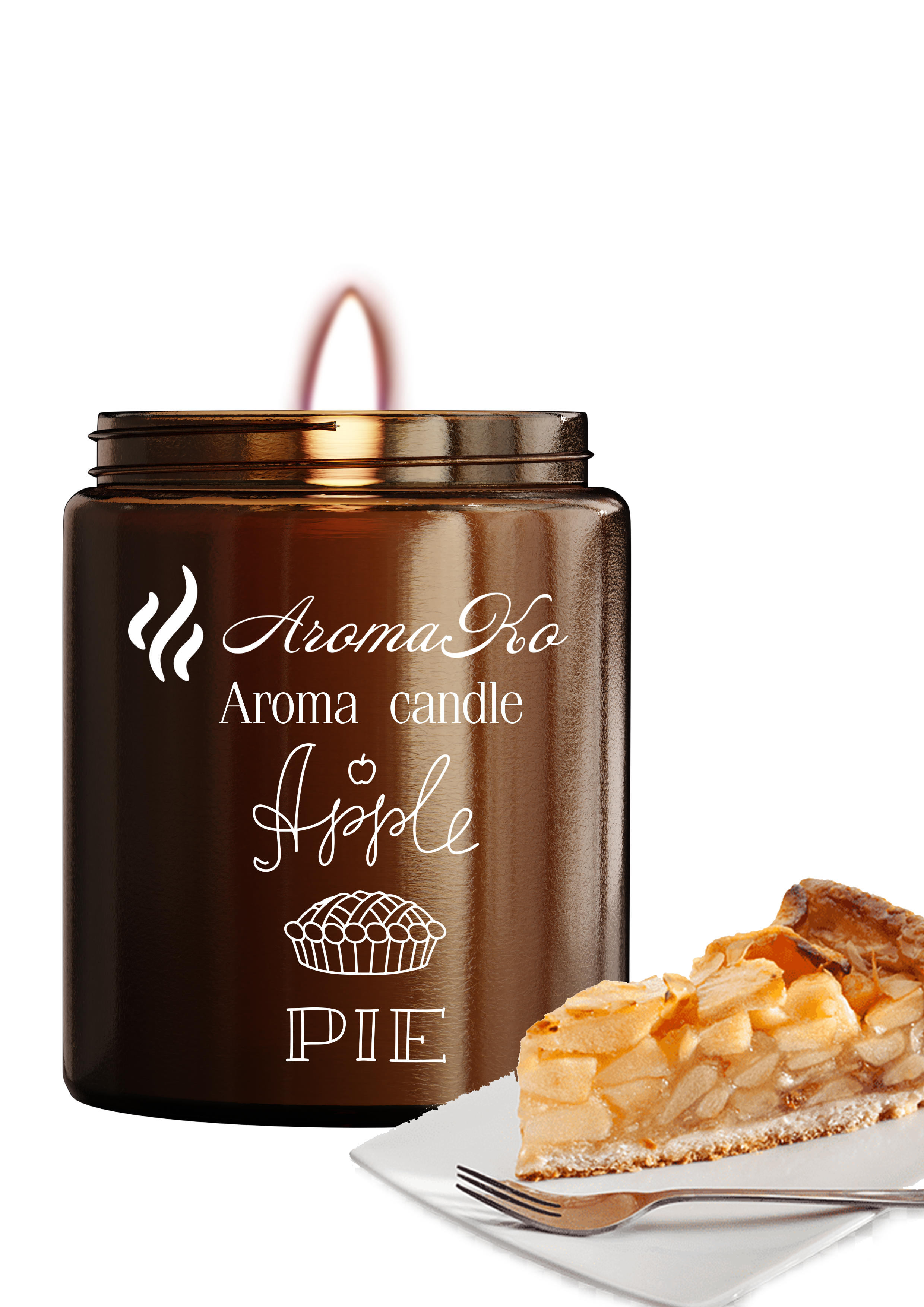 Ароматическая свеча AromaKo Apple Pie 50 гр - фото 1