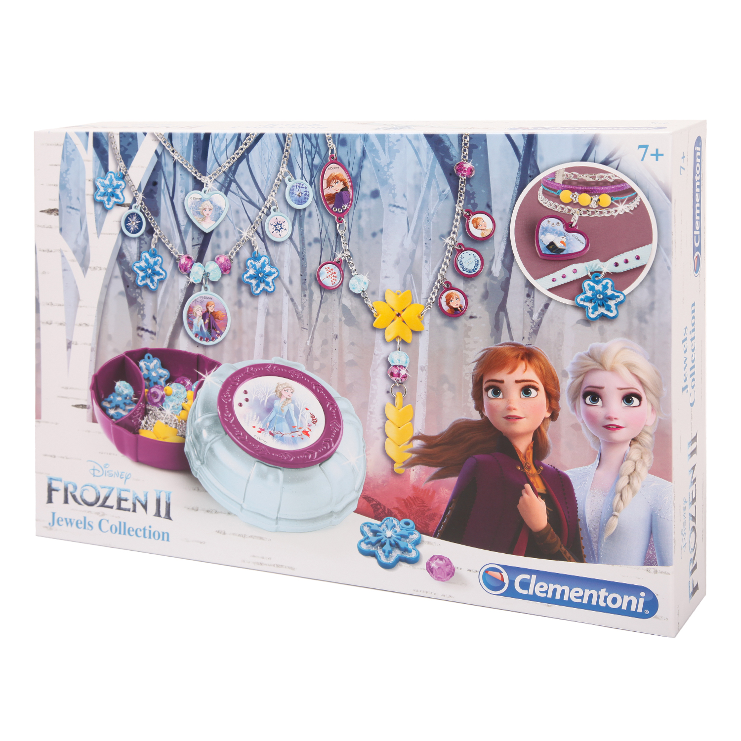 Набор Clementoni Frozen 2 Создание бижутерии со шкатулкой 18520RU - фото 1