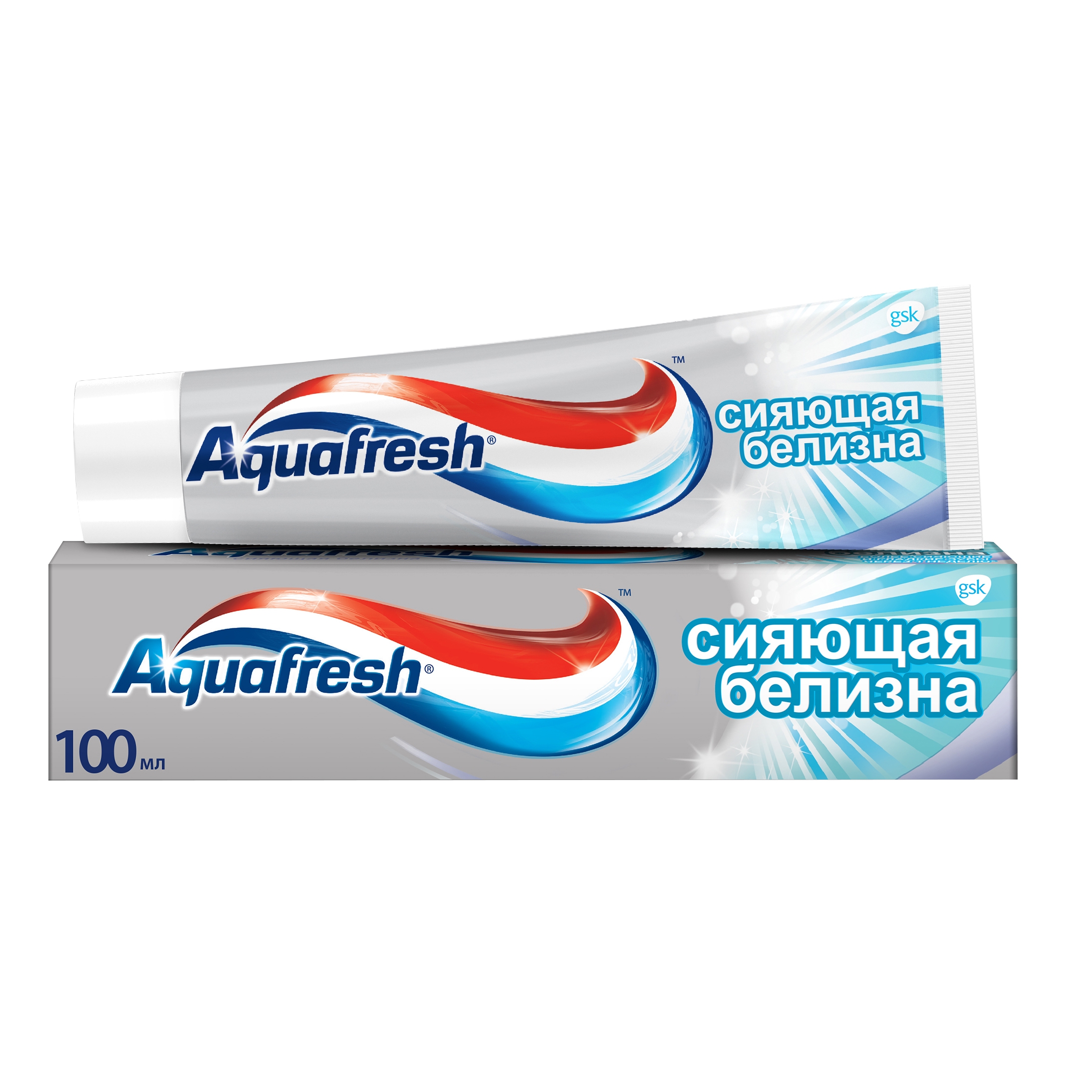 Зубная паста Aquafresh Сияющая Белизна 100мл - фото 1