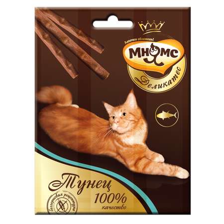 Лакомство для кошек Мнямс Деликатес лакомые палочки с тунцом 4г 3шт