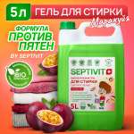 Гель для стирки SEPTIVIT Premium для цветных тканей с ароматом Маракуйя 5л