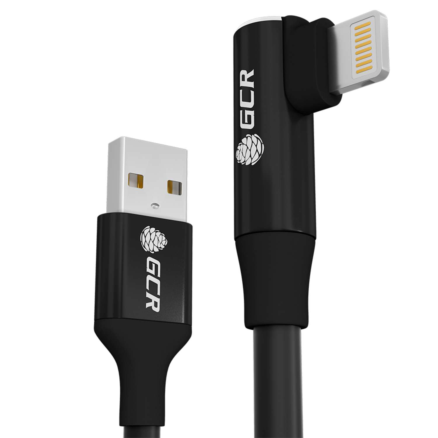 Кабель USB GCR 1.3m Lightning для iPhone угловой GCR-53437 - фото 2
