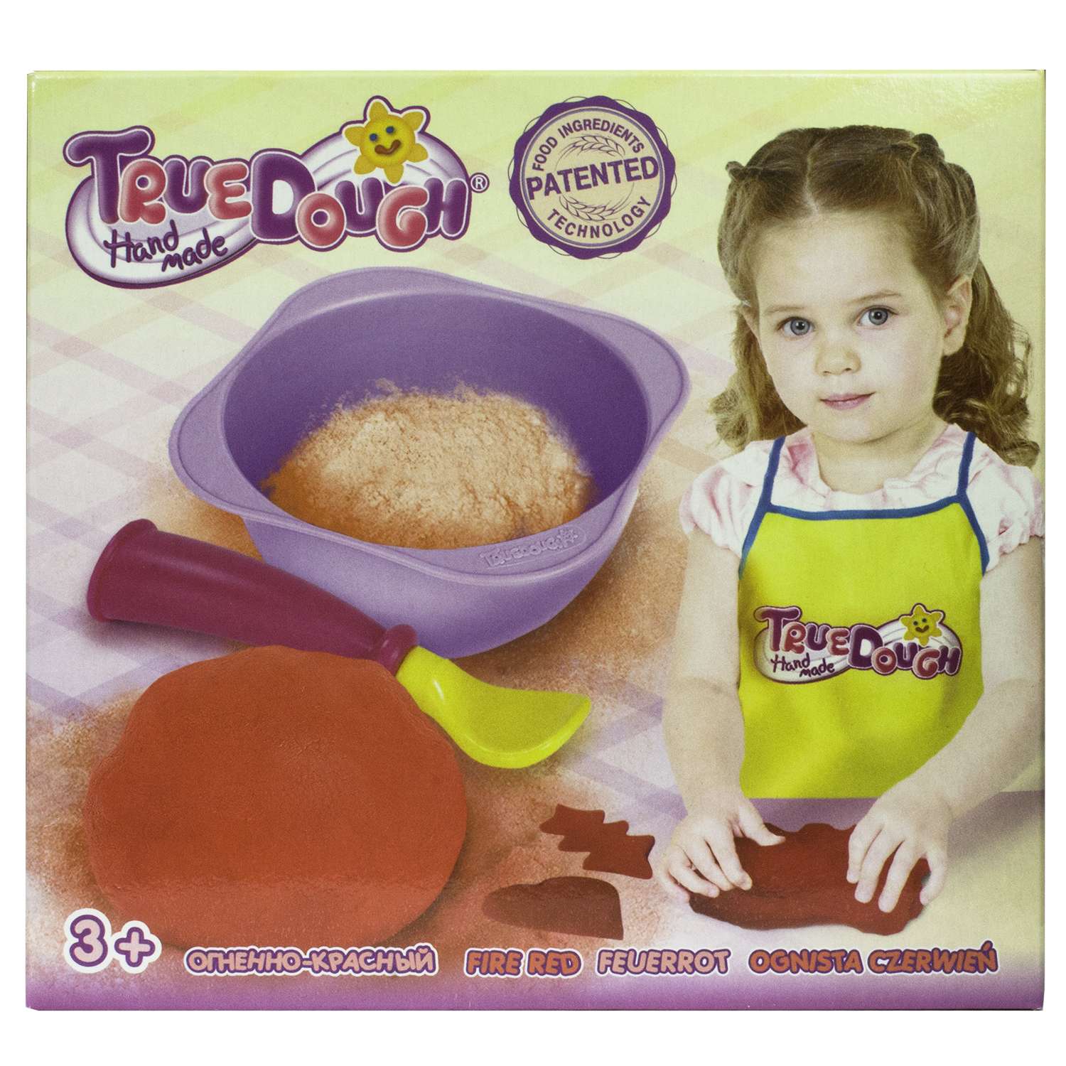 Тесто для лепки True Dough Огненно-красный - фото 1