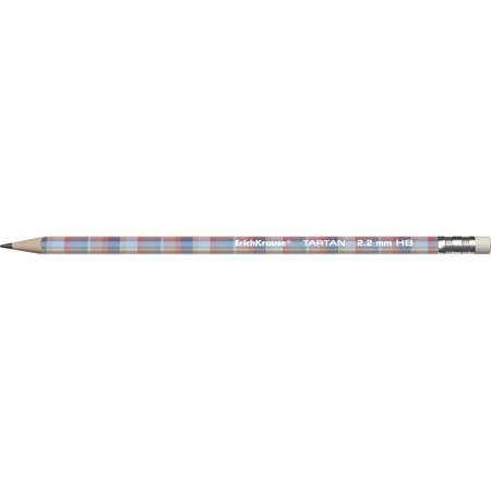 Карандаш чернографитный ErichKrause Tartan HB 56010