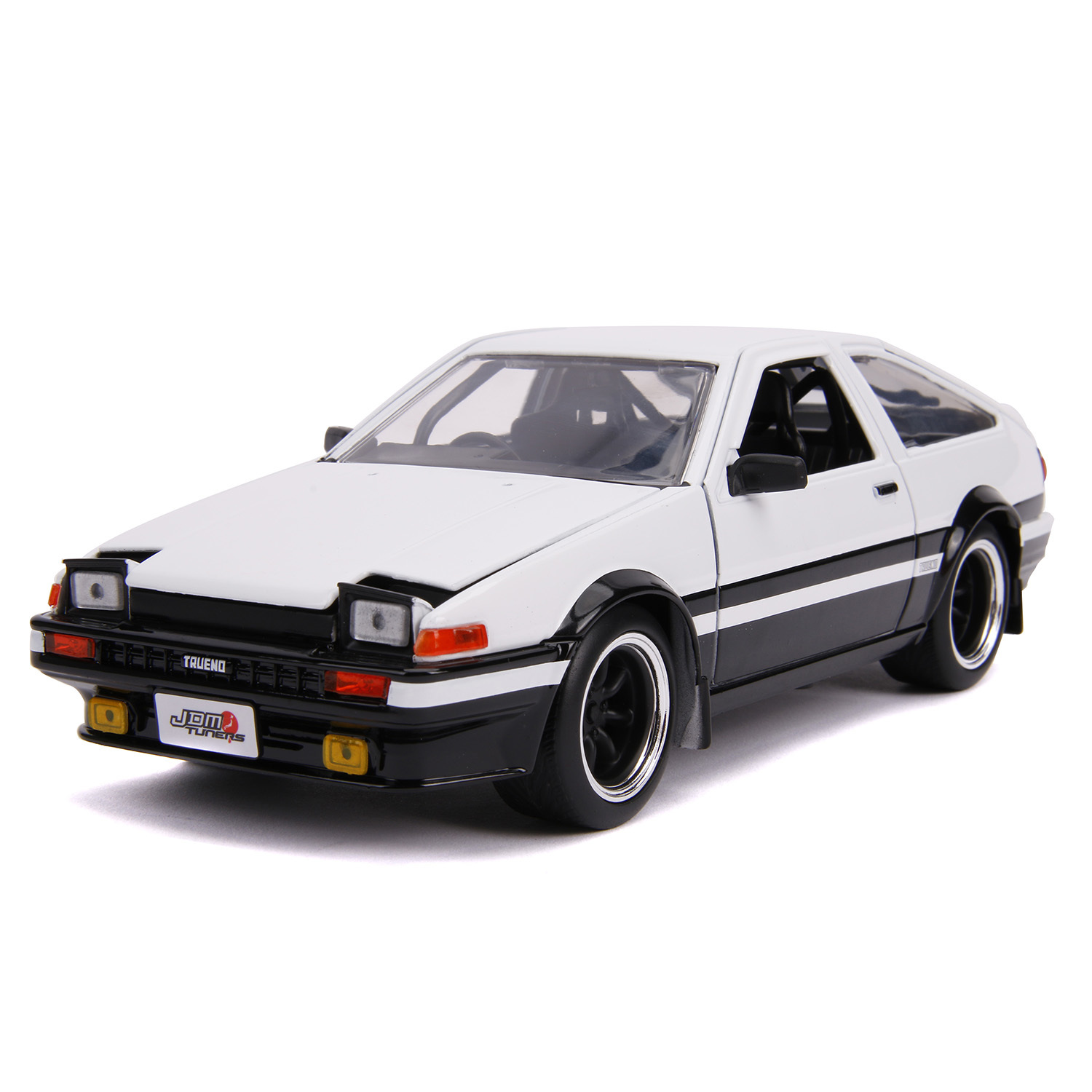 Машина Jada 1:24 Toyota Trueno AE86 1986 Белая 31602 купить по цене 1999 ₽  в интернет-магазине Детский мир