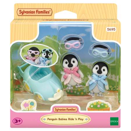 Игровой набор Sylvanian Families Пингвинята в машинке