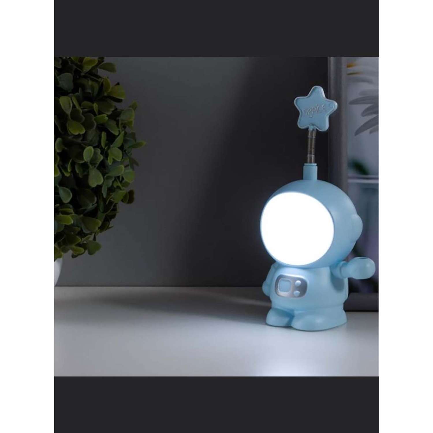 Лампа настольная светодиодная LATS детский ночник космонавт - фото 7