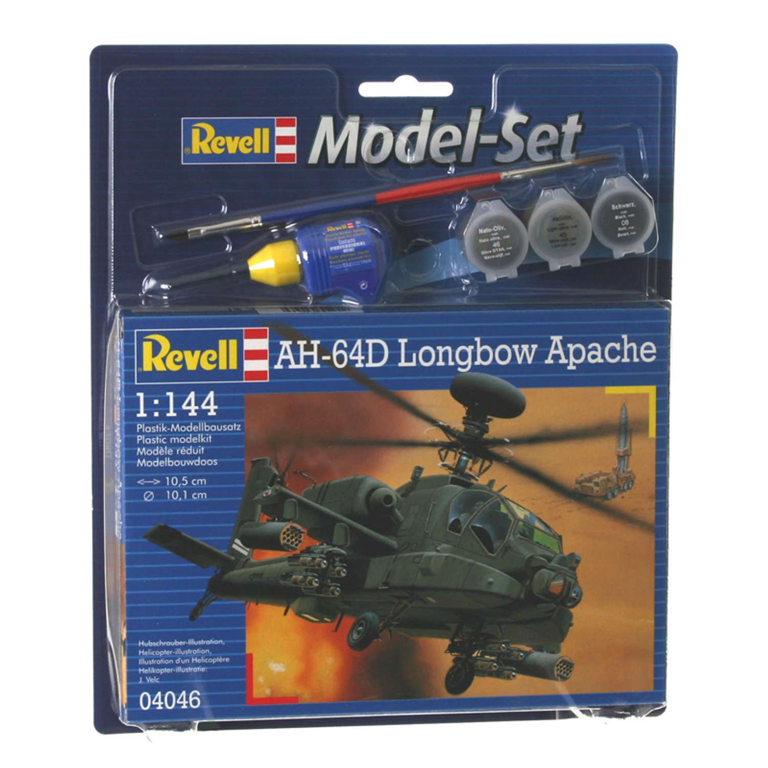 Самолет Revell AH-64d longbow apache 64046 - фото 1