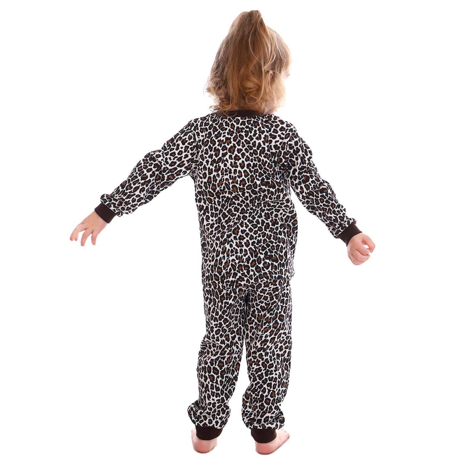 Пижама Детская Одежда 0411КД1/темно-коричневый - фото 4