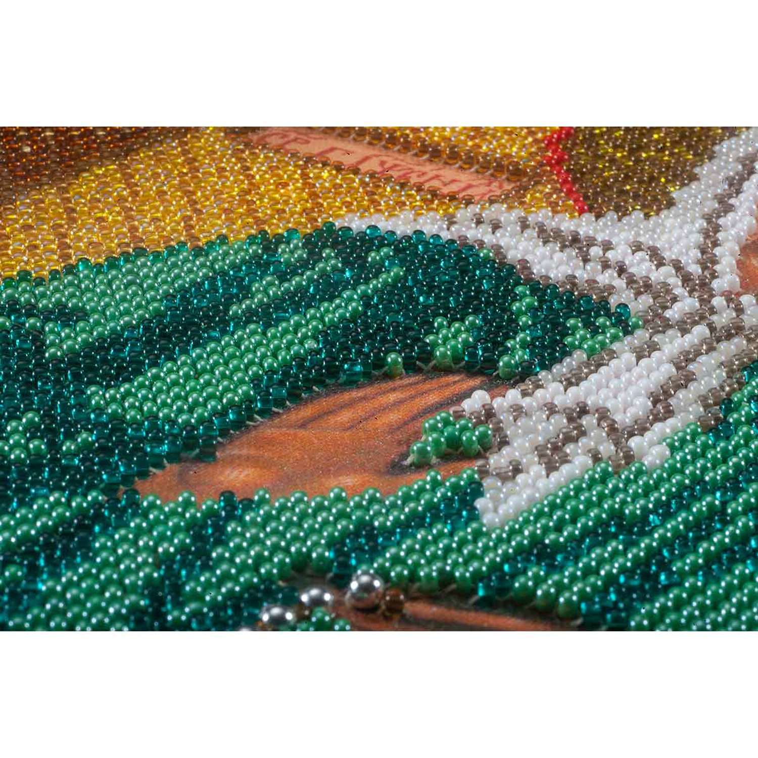 Набор для вышивания Радуга бисера иконы бисером В155 Матрона Московская 20x25см - фото 4