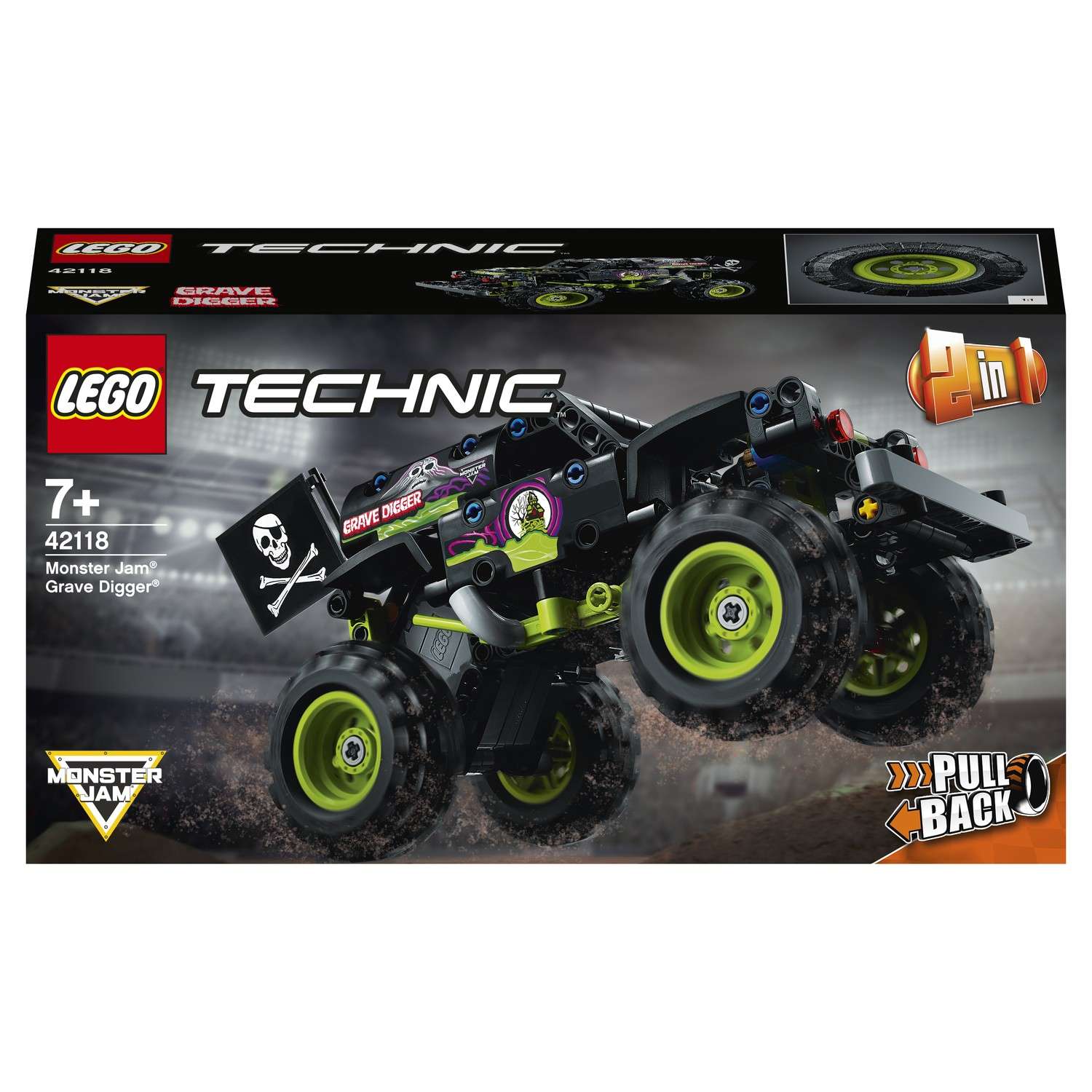 Конструктор LEGO Technic Monster Jam Grave Digger 42118 - фото 2