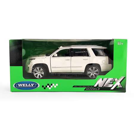 Машинка Welly 1:24 Cadillac Escalade белая