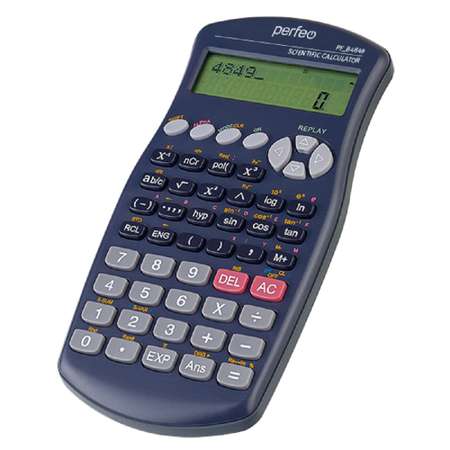 Калькулятор Perfeo PF B4849 научный 2-строчный 12-разр. серый