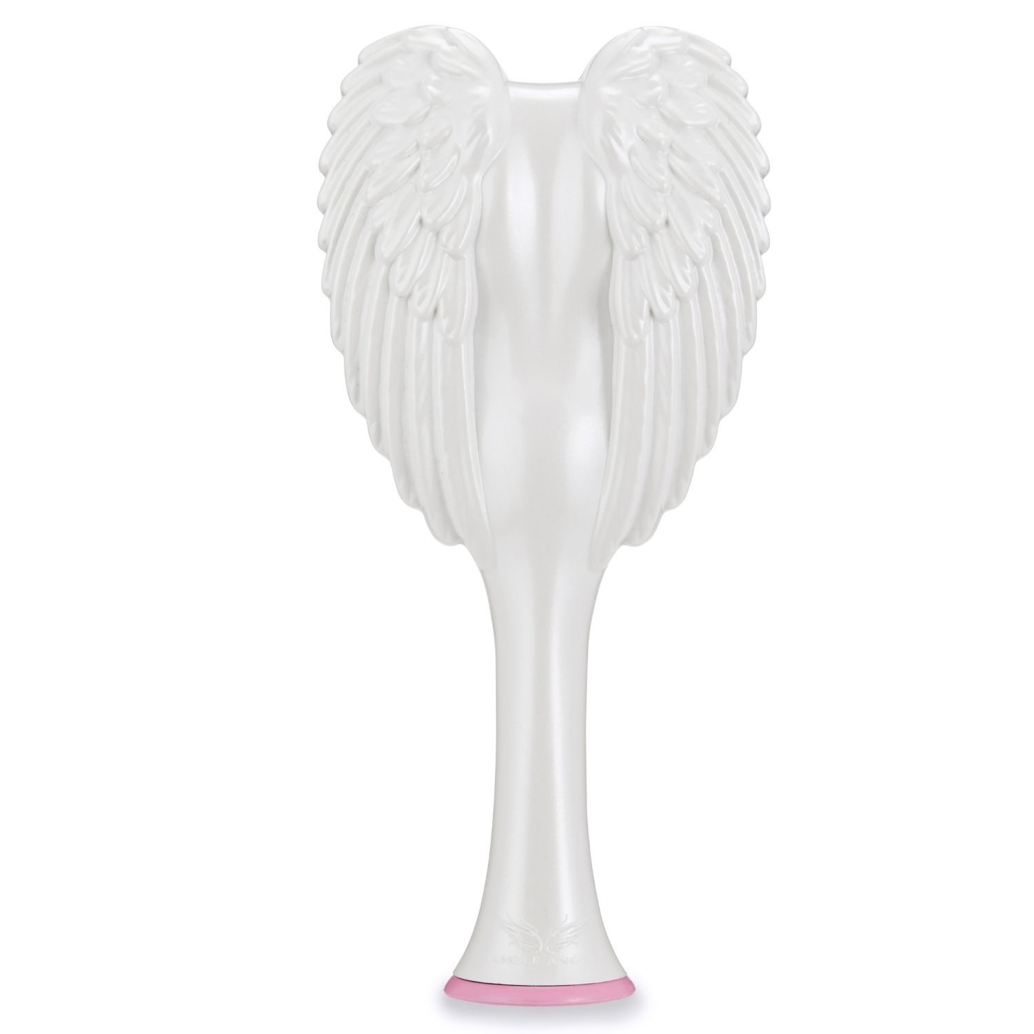 Расческа для волос Tangle Angel Белая с розовыми зубчиками - фото 1