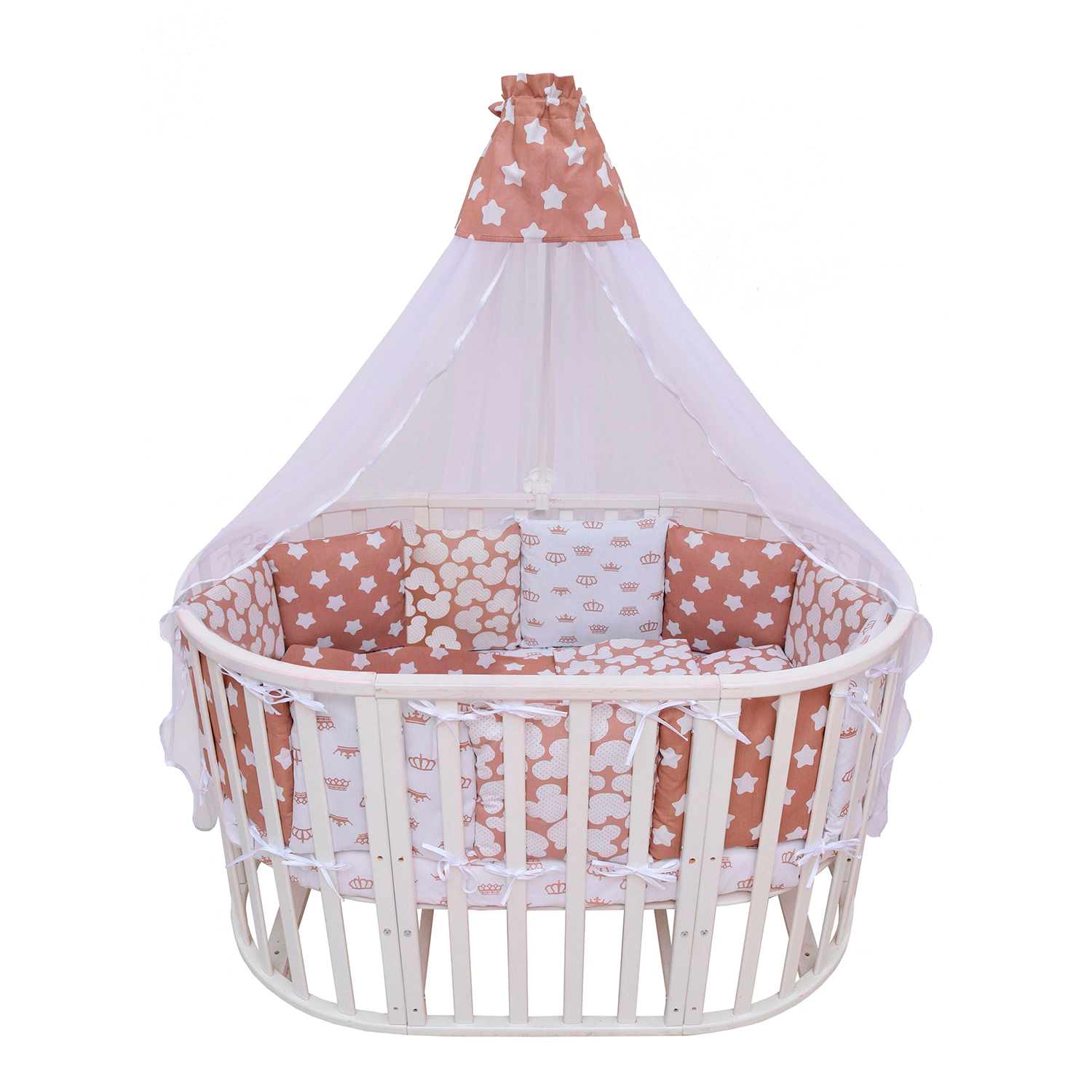 Комплект постельного белья Amarobaby Soft 4предмета Коричневый - фото 8