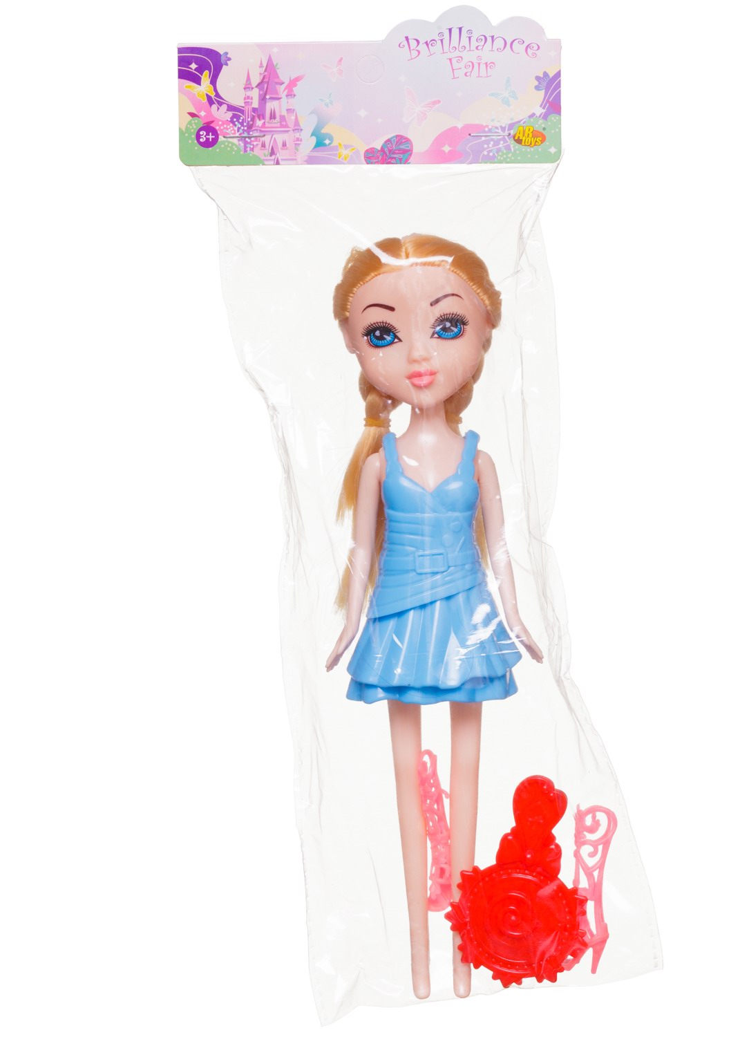 Кукла модельная Abtoys Brilliance Fair PT-01834/голубое - фото 1