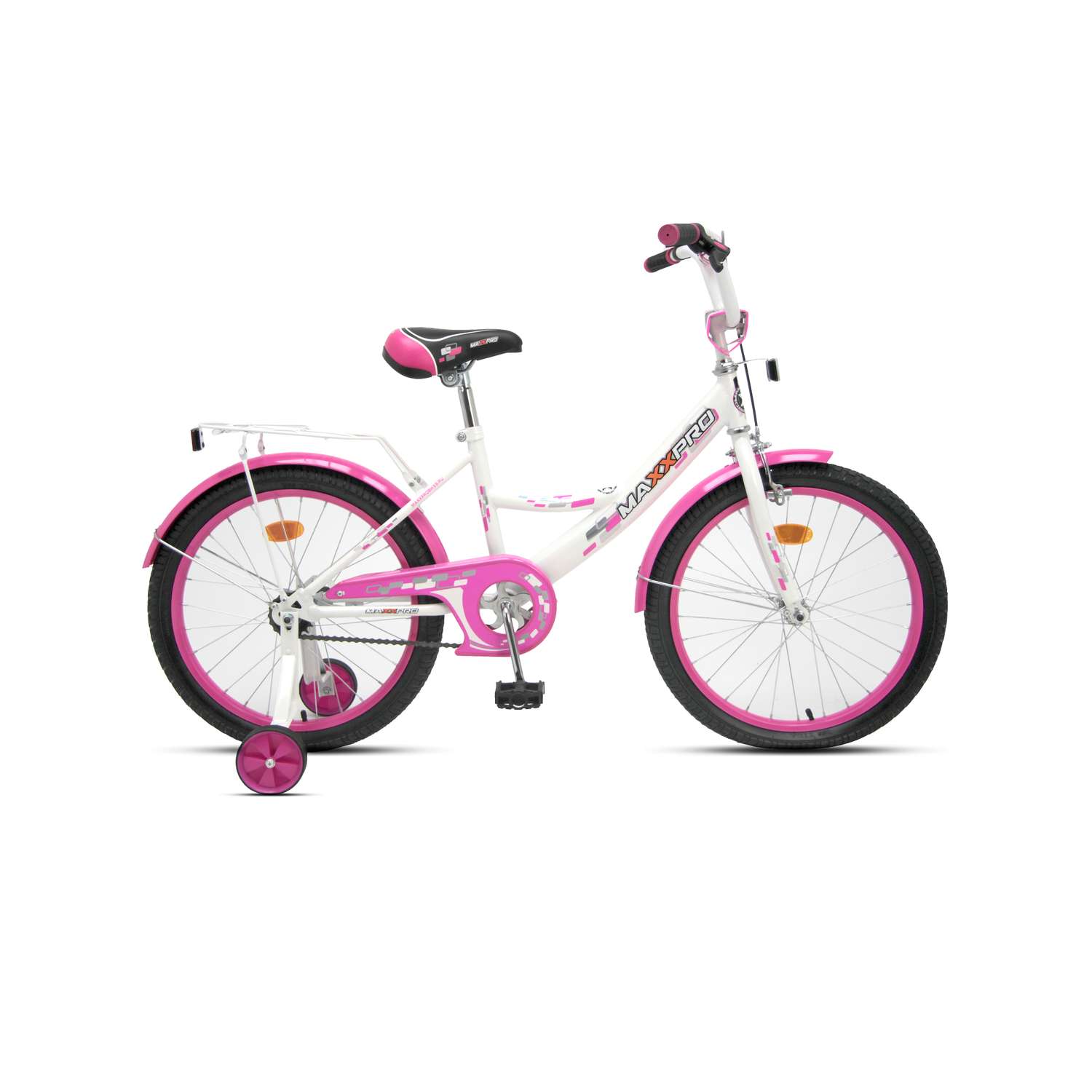 Велосипед MAXXPRO N 16-5 бело-розовый - фото 1