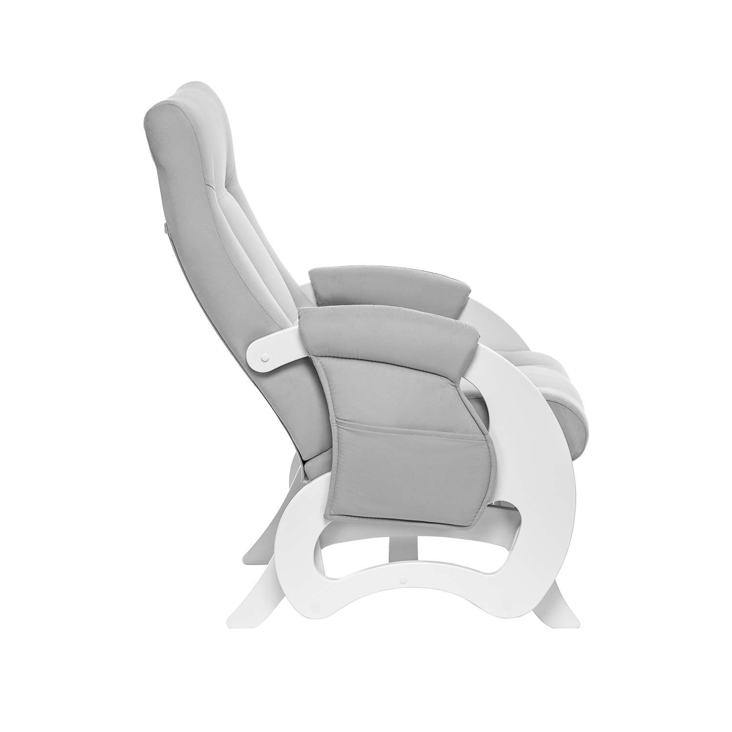 Кресло для кормления Milli Ария с карманами молочный дуб / ткань V 51 - фото 3