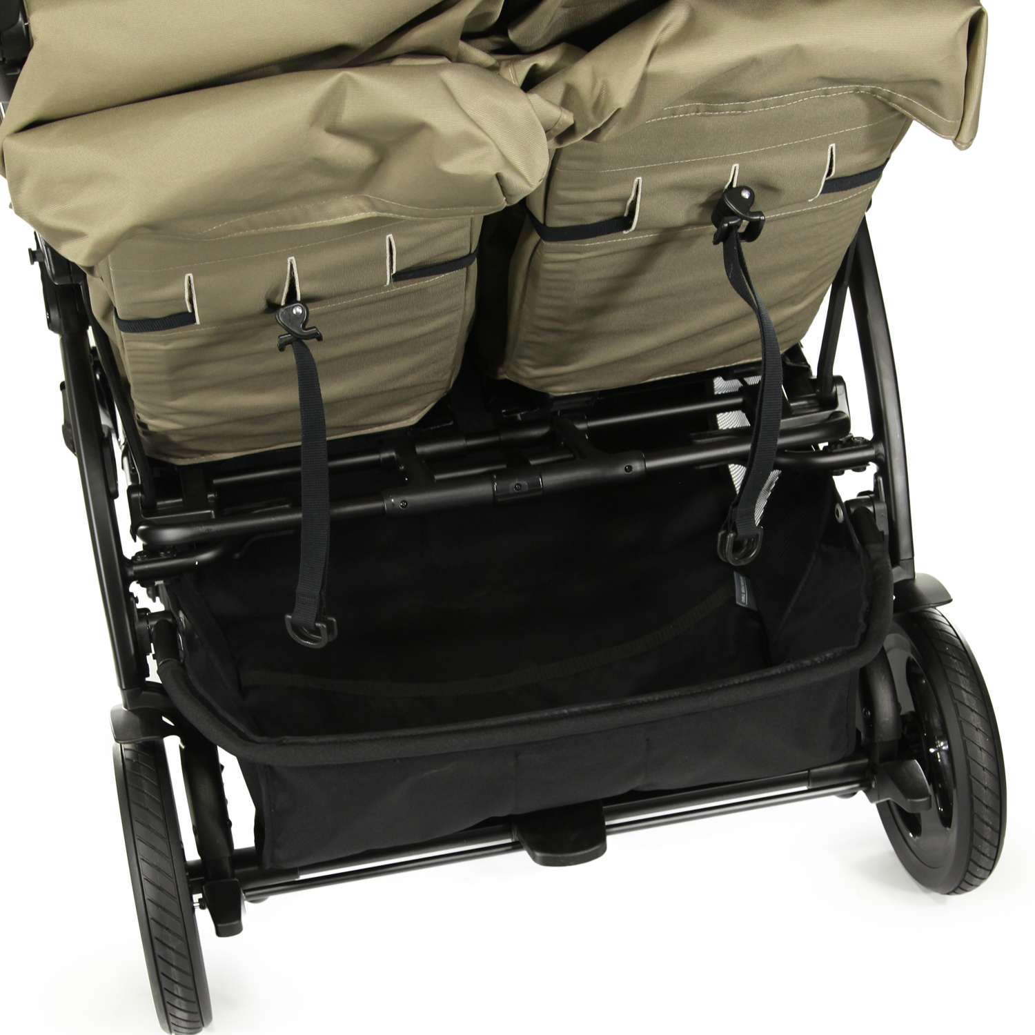 Коляска прогулочная для близнецов Peg-Perego Book For Two Classic Beige - фото 10