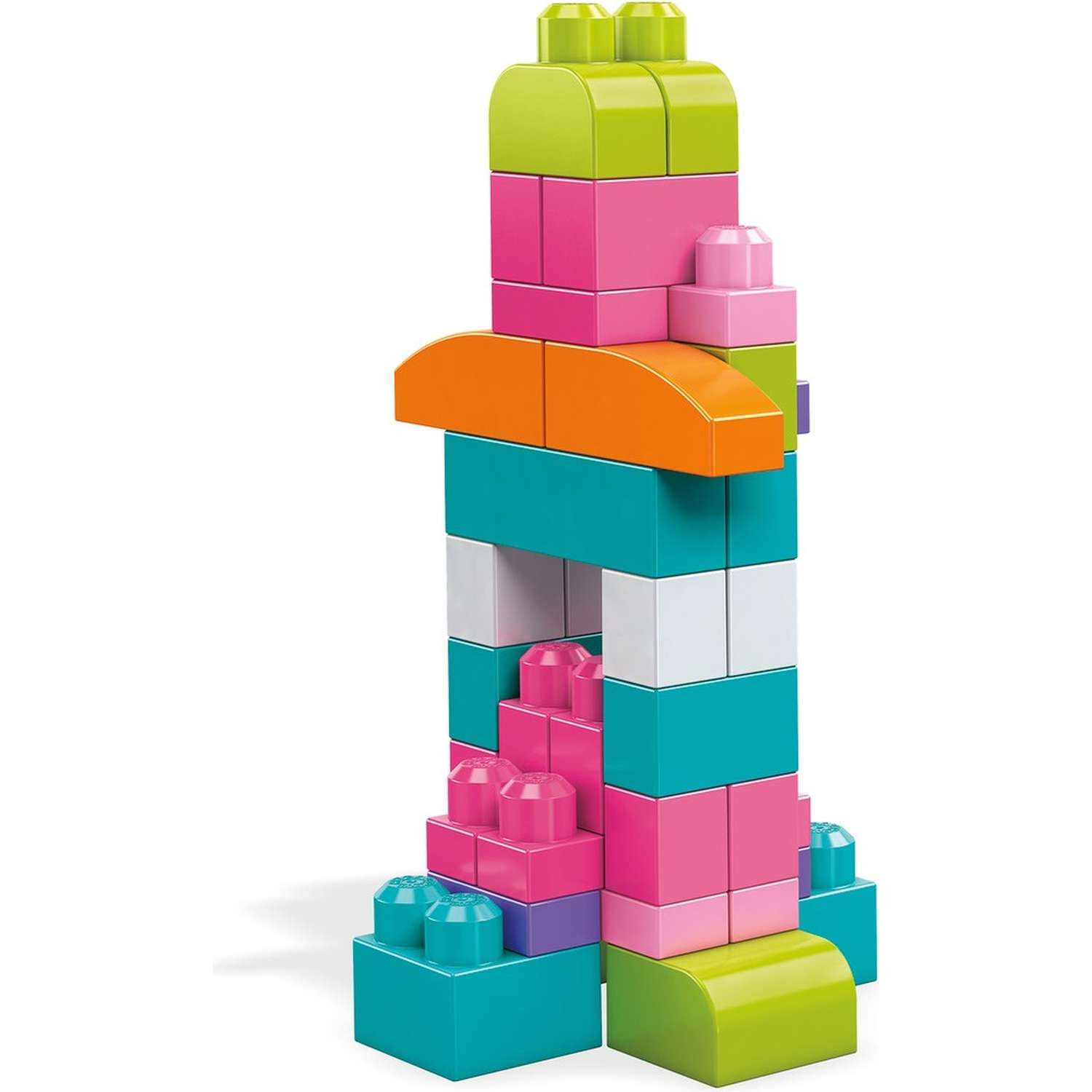 Конструктор Mega Bloks First Builders 60деталей Розовый DCH54 - фото 20