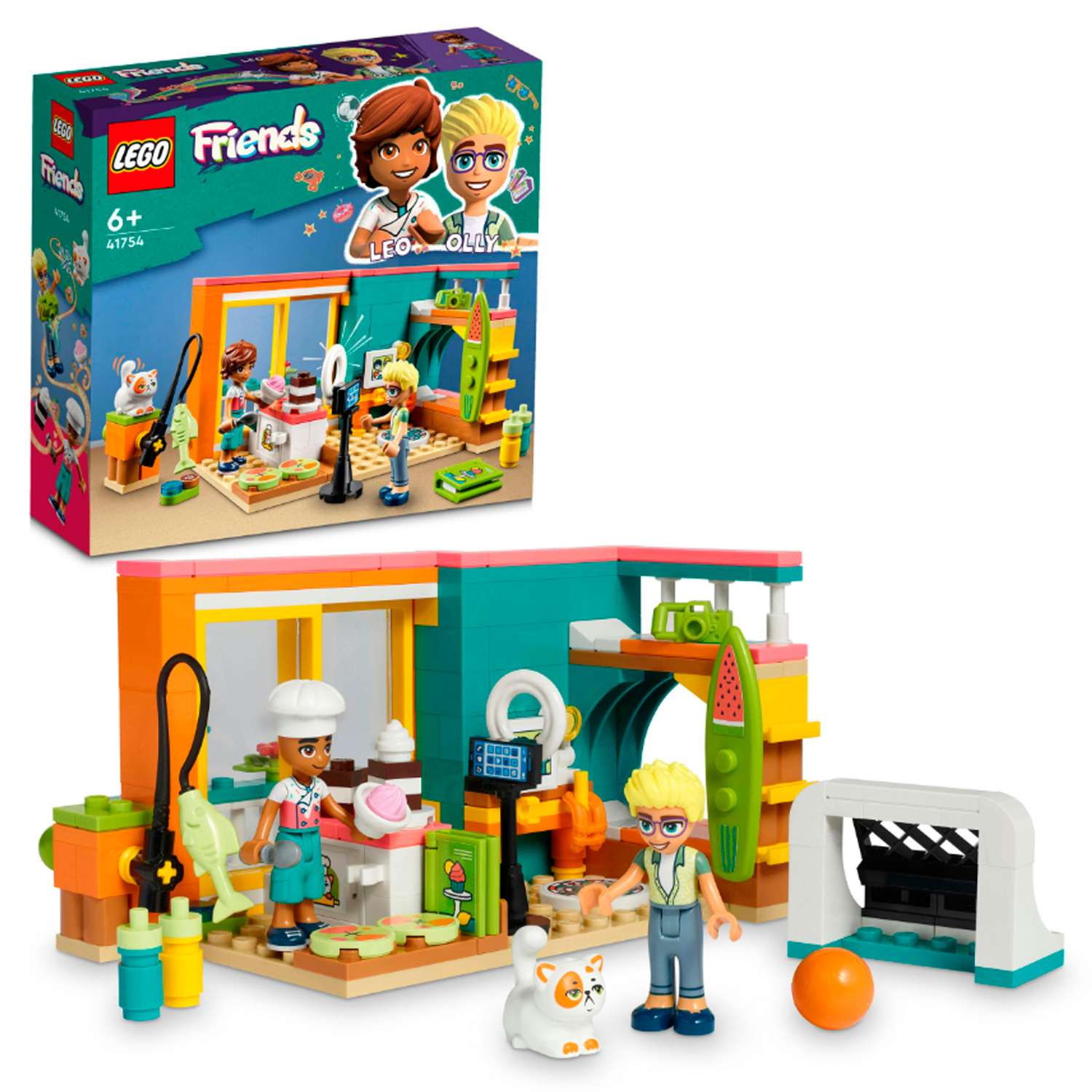 Конструктор детский LEGO Friends Комната Лео 41754 - фото 1