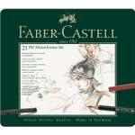 Набор художественный FABER CASTELL Pitt Monochrome 21 предмет