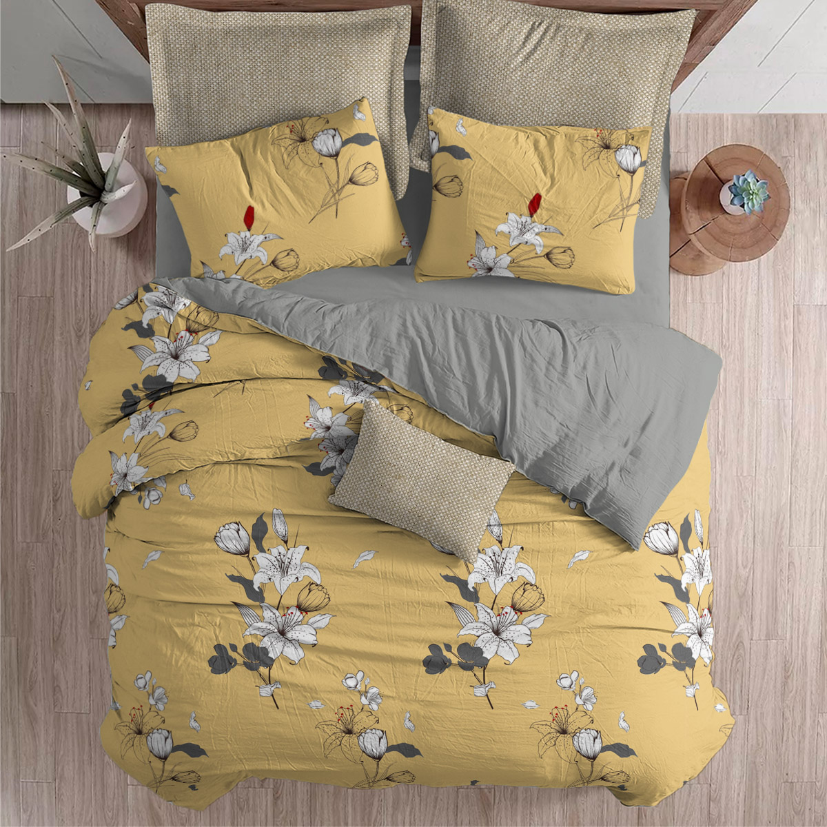 Комплект постельного белья Bravo Салем 2-спальное макси наволочки 70х70 - фото 3