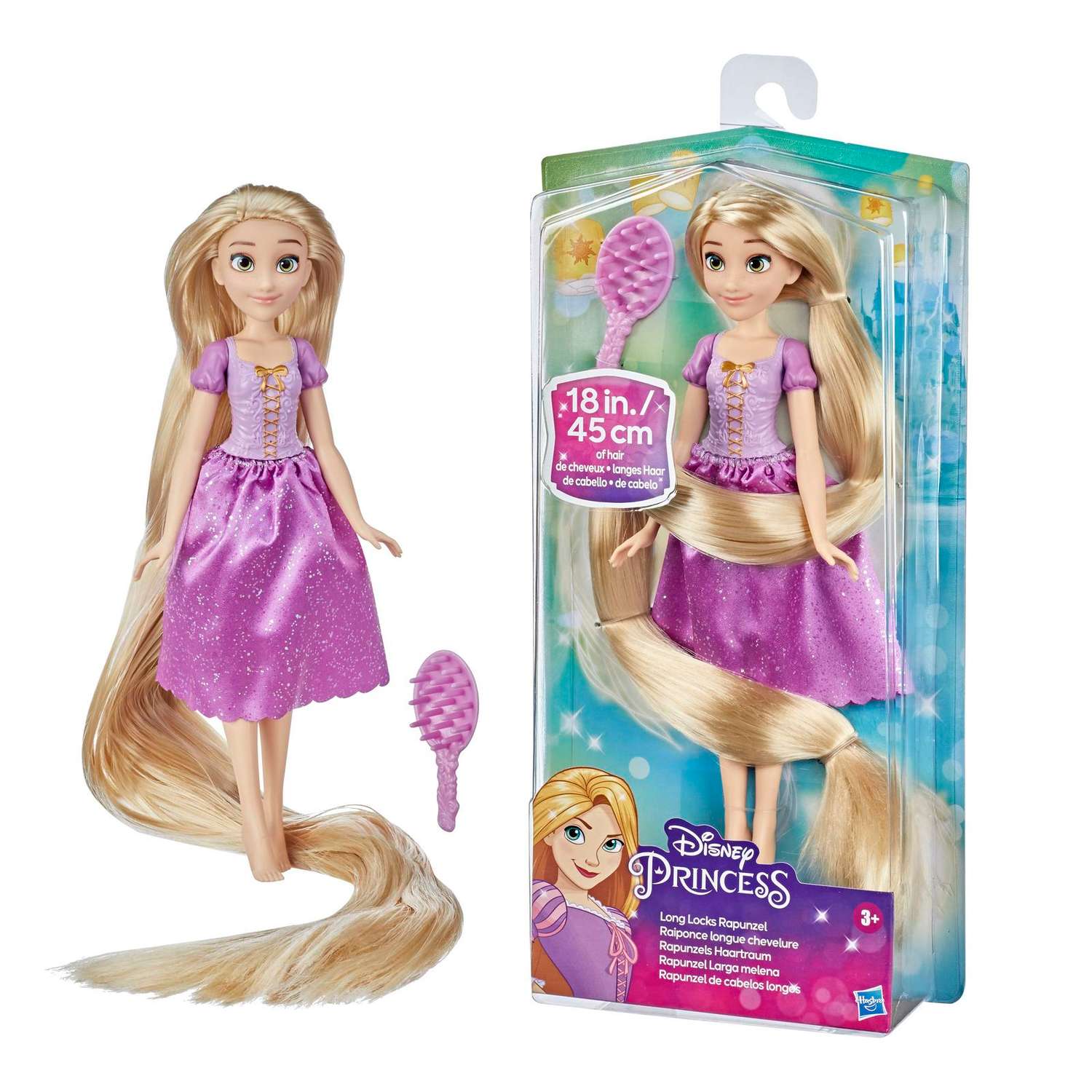 Кукла Disney Princess Hasbro Рапунцель Локоны F10575L0 F10575L0 - фото 7