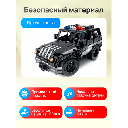 Конструктор Im.Master Полицейский джип 2в1 аналог Лего Техник / Lego Technik На радиоуправлении