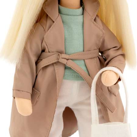 Кукла Orange Toys Sweet Sisters Mia в бежевом тренче 32 см Серия Европейская зима