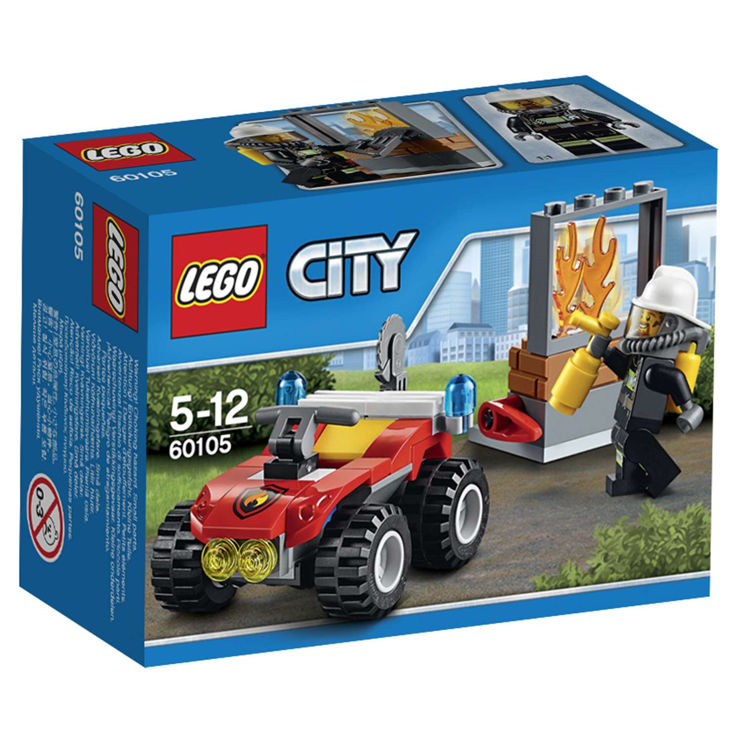 Конструктор LEGO City Fire Пожарный квадроцикл (60105) - фото 2