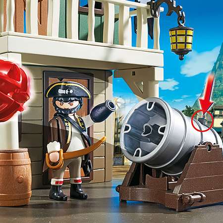 Конструктор блочный Playmobil Super 4 Замаскированный Пират Форт с Руби