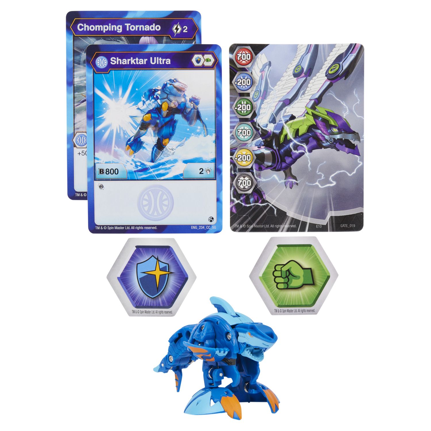 Фигурка-трансформер Bakugan S3 Ультра Monster Shark Blue 6061538/20132969  купить по цене 999 ₽ в интернет-магазине Детский мир