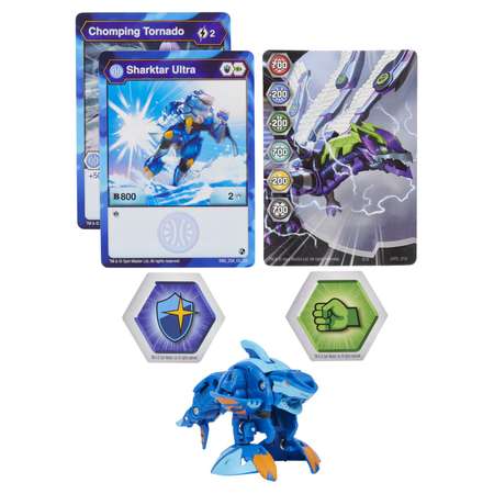 Фигурка-трансформер Bakugan S3 Ультра Monster Shark Blue 6061538/20132969